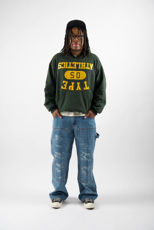TYPE ATHLETICS HOODIE (UPSIDE DOWN LOGO)
